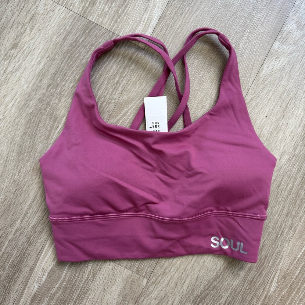 NWT Lululemon Energy Bra in Moss Rose